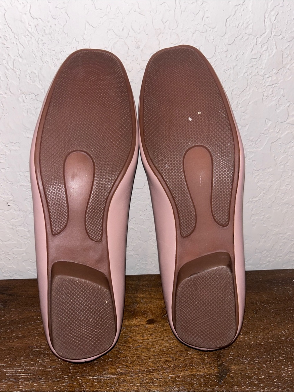 White Mountain Slip on Ballet Ribbon Lace Up Detail Flat Shoes - Picture 10 of 11